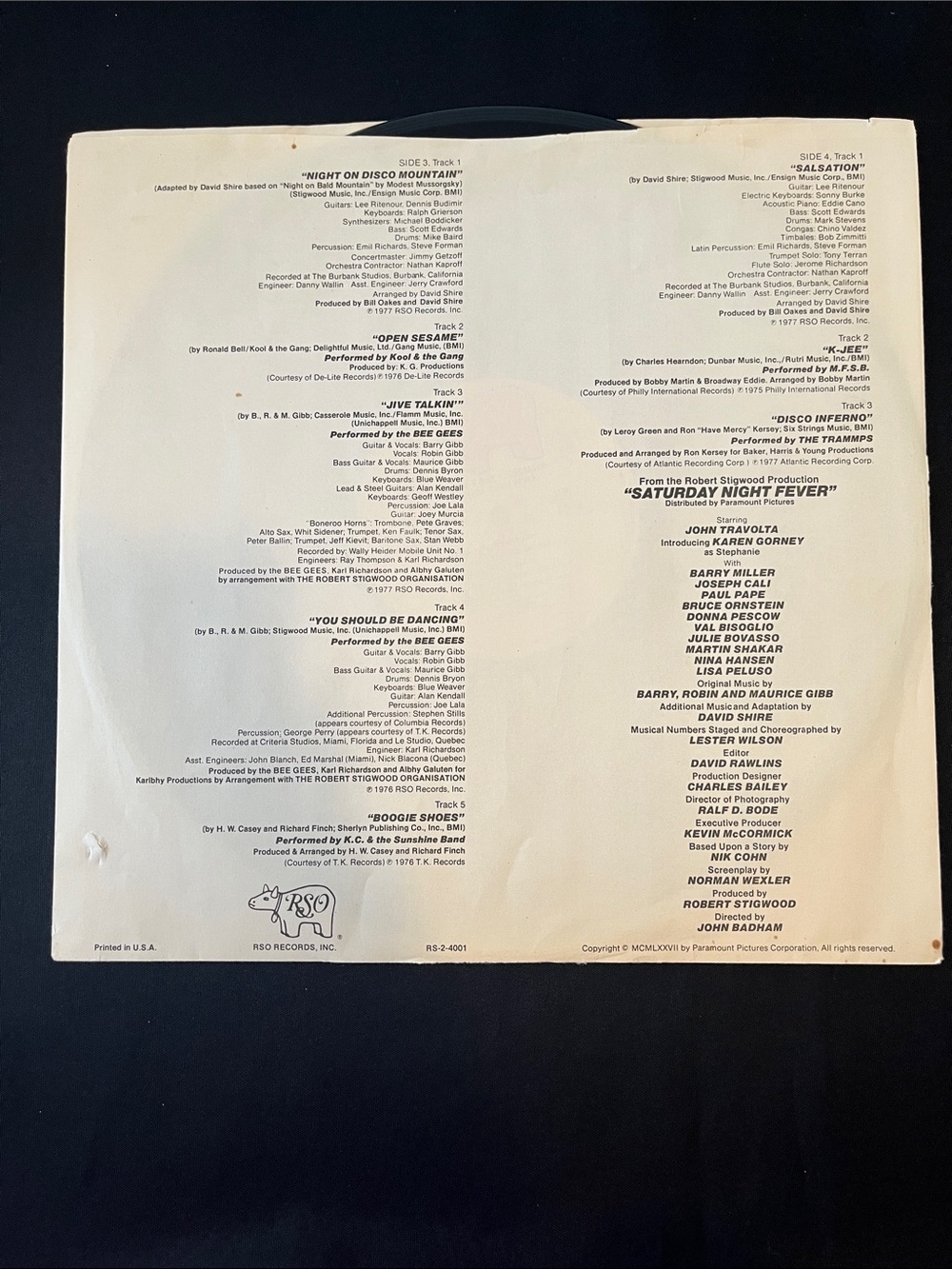 "Saturday Night Fever: The Original Movie Soundtrack" Vinyl Record - Picture 7 of 12